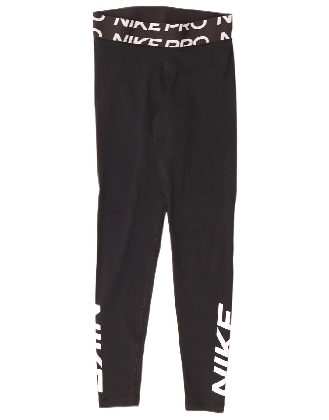 Nike Legging graphique Dri Fit pour femme UK 10 Small Noir Polyester Sports