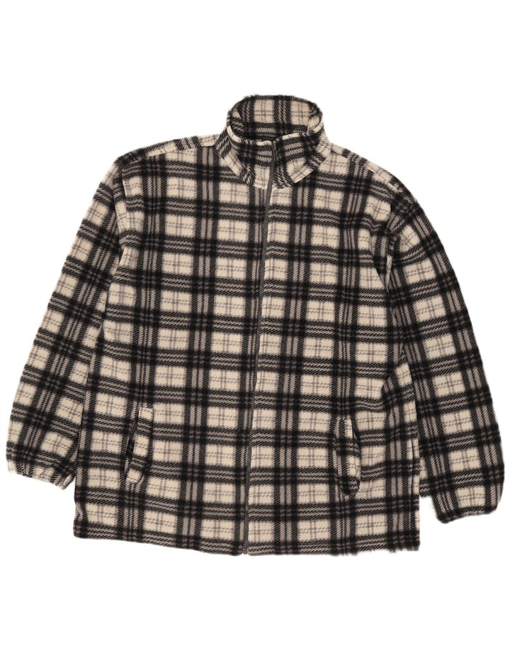 Extreme Veste Polaire Homme UK 44 2XL Beige Carreaux Polyester