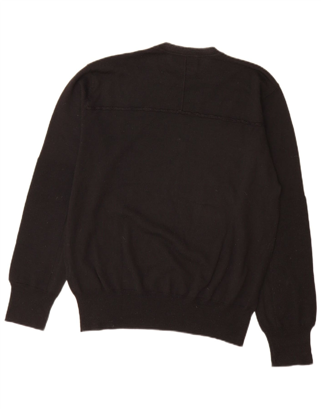 Zara Pull ras du cou pour homme XL en laine noire