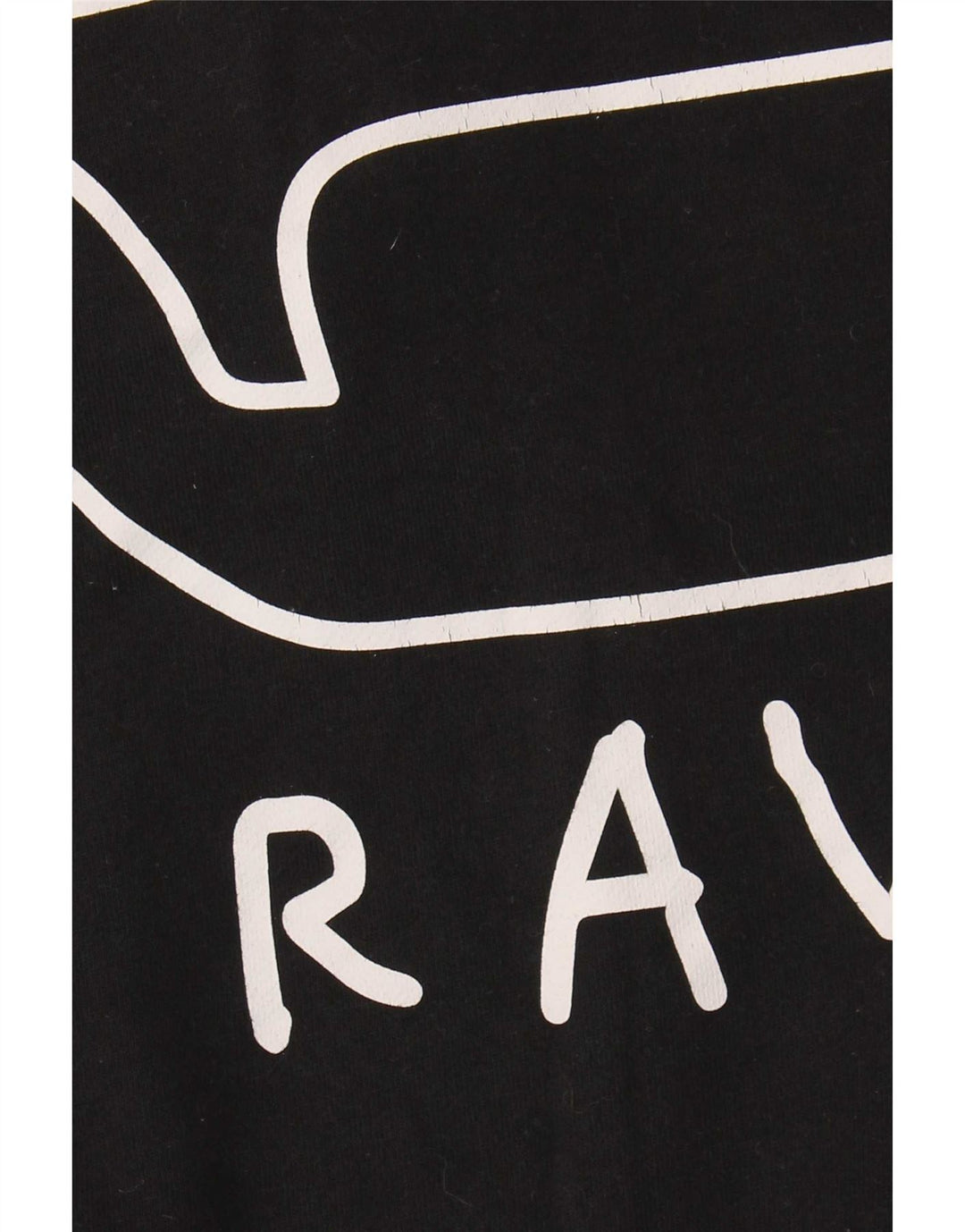 G-Star Sweat-shirt graphique pour hommes, grand coton noir