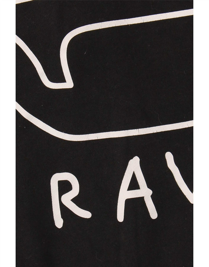 G-Star Sweat-shirt graphique pour hommes, grand coton noir