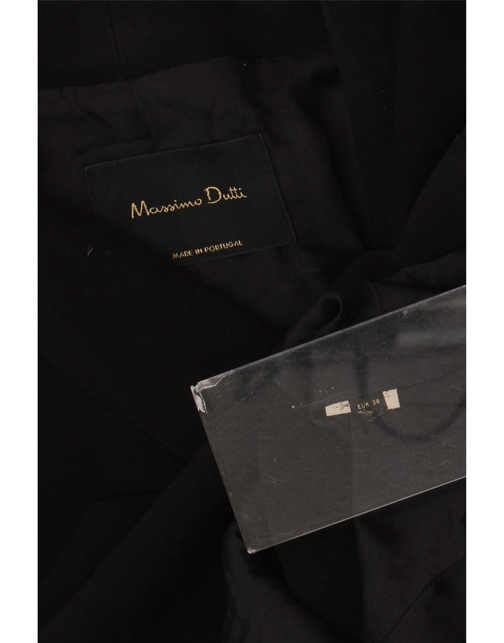 Massimo Dutti Manteau croisé pour femme EU 38 Petit Bleu marine