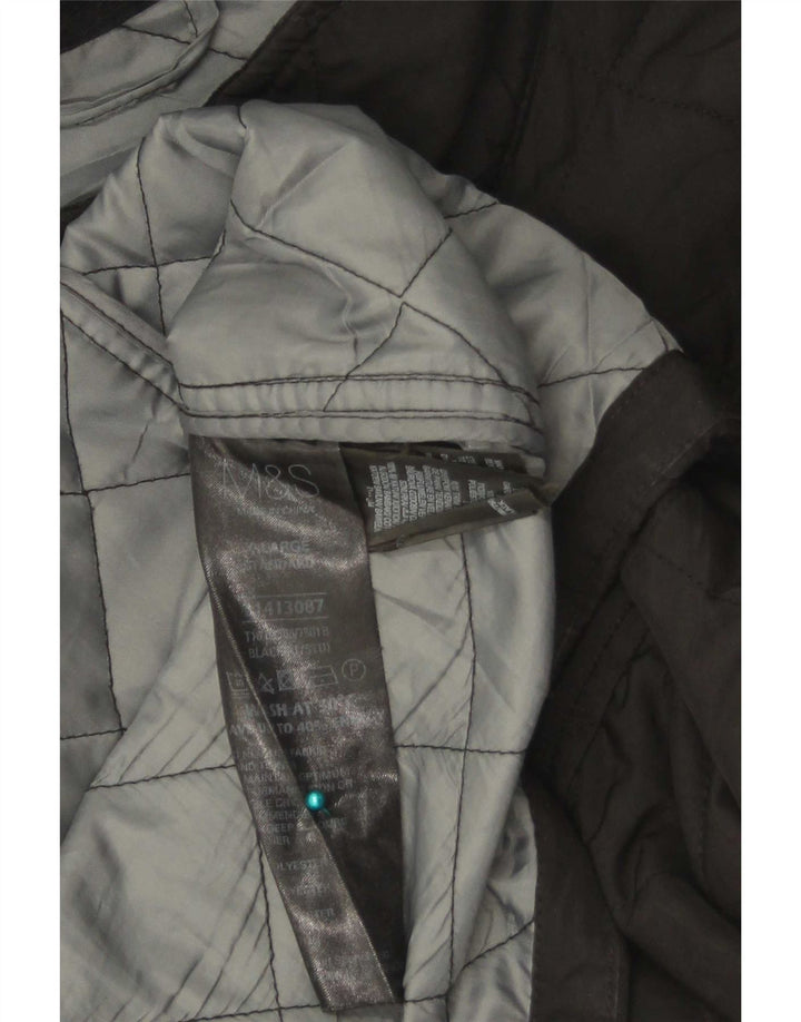 Marks & Spencer Veste matelassée Blue Harbour pour homme UK 42 XL Noir Polyester