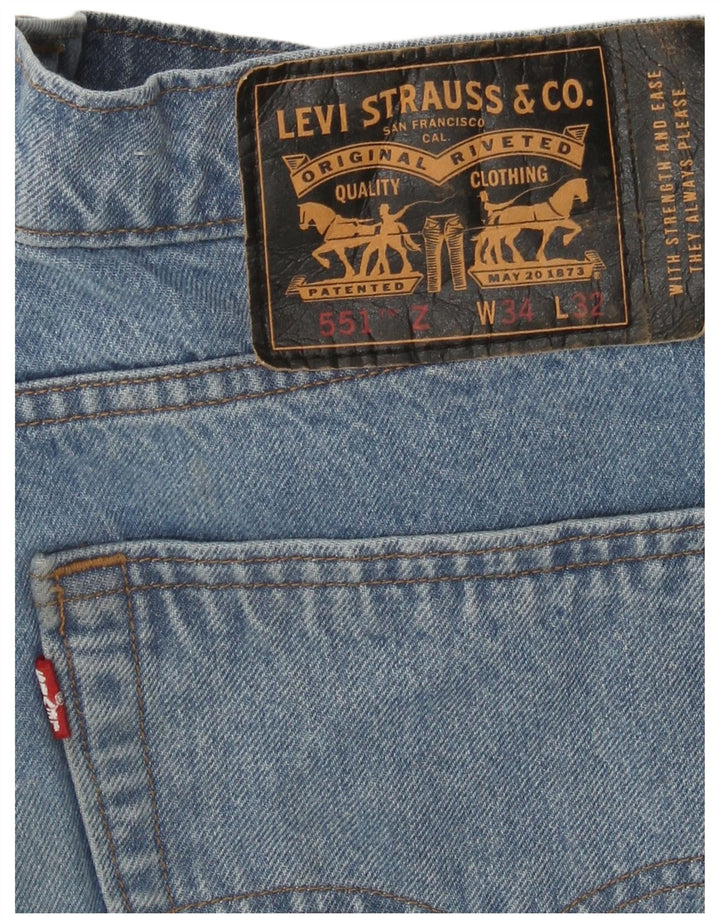 Levi's Jean Droit 551 Homme Bleu W34 L32 Coton