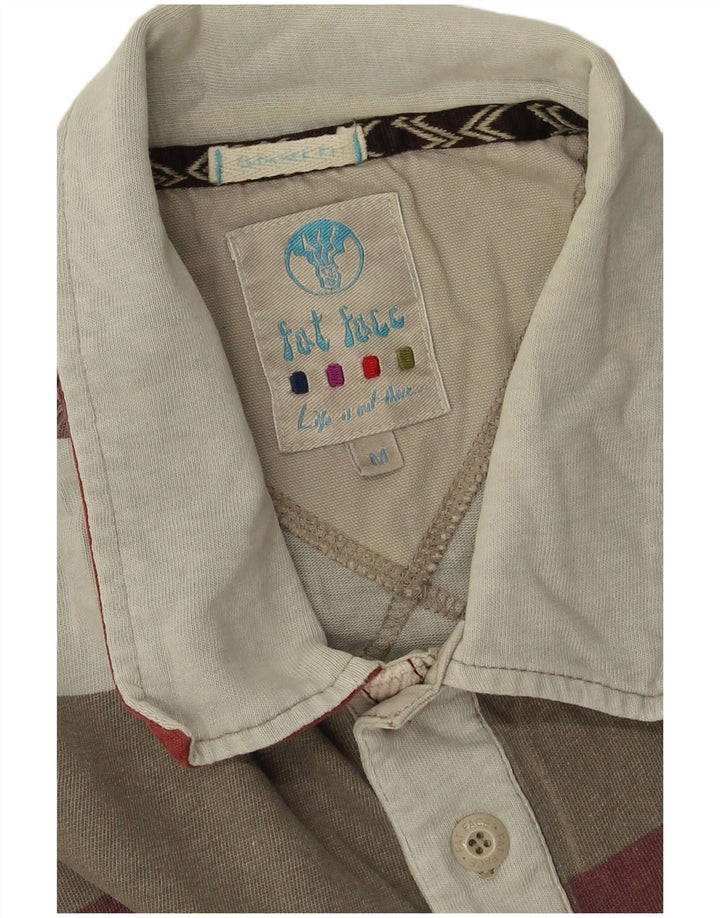 Polo Homme Fat Face Coton Rayé Multicolore Moyen