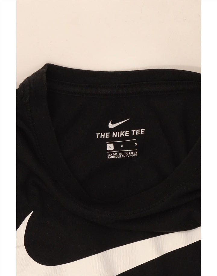 Nike T-shirt graphique pour homme, grand, noir