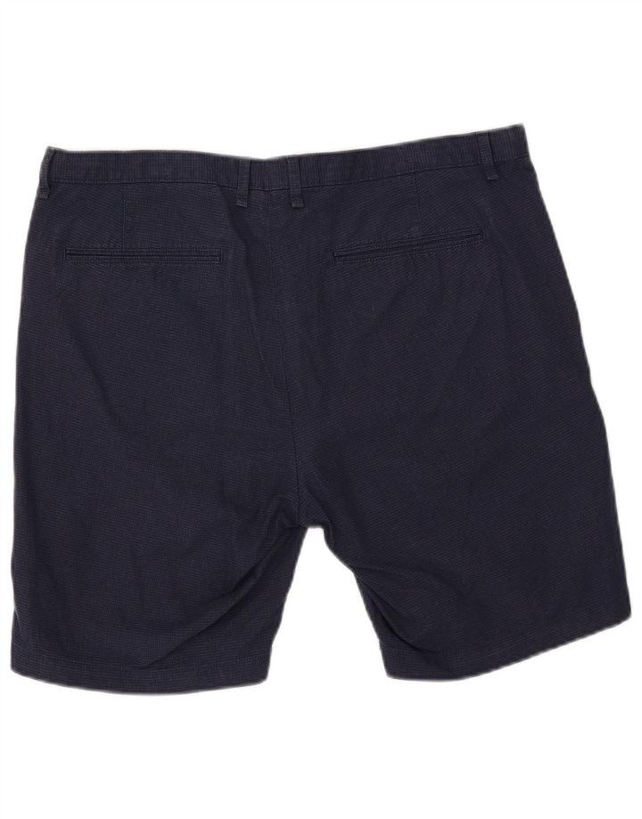 Calvin Klein Short chino pour homme W36 Grand carreaux bleu marine