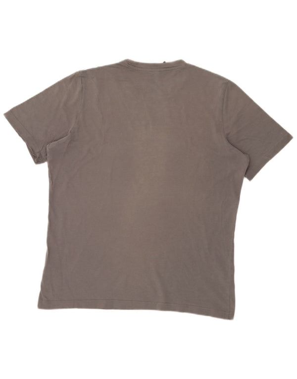 Adidas T-Shirt Homme Gris Moyen Coton
