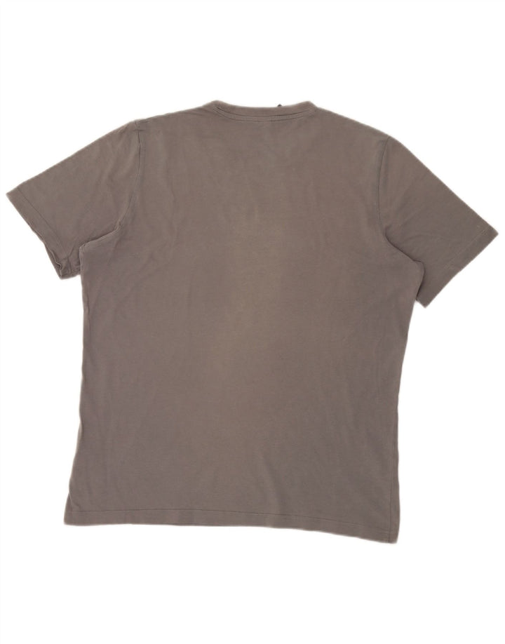 Adidas T-Shirt Homme Gris Moyen Coton