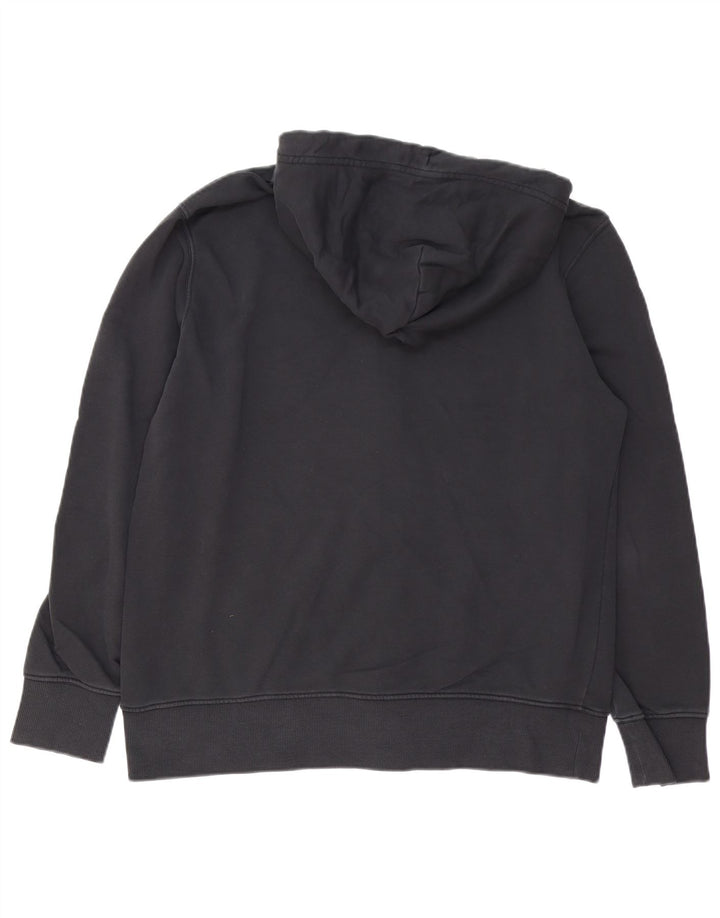 GANT Pull à capuche zippé pour hommes, grand coton noir
