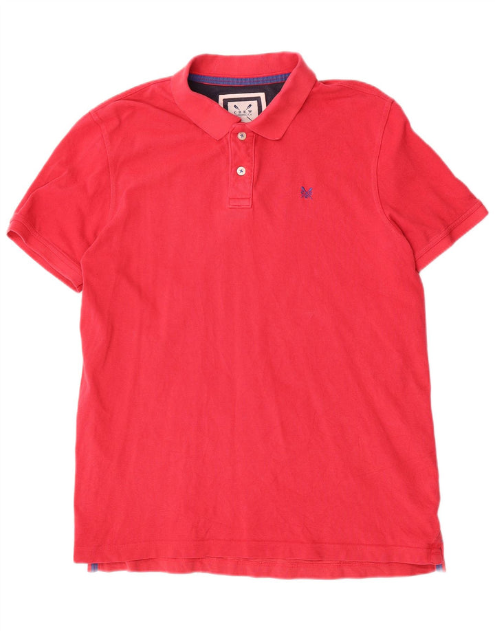 Crew Clothing Polo Homme Grand Rouge Coton
