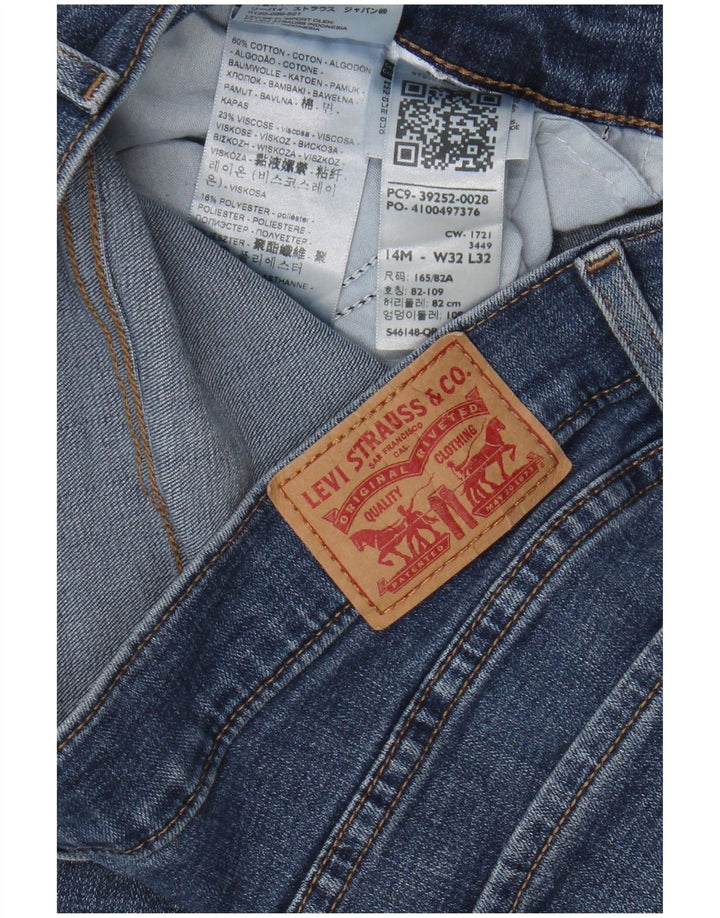 Levi's Jean bootcut classique pour femme US 14 XL W32 L32 Bleu Coton