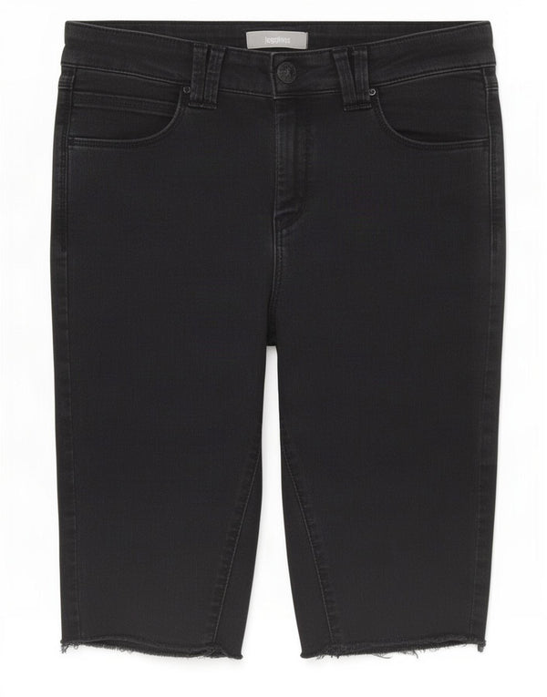 Marks & Spencer Short en jean pour femme UK 12 Medium W30 Gris Coton