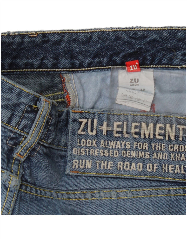 Zu Elements Jean droit vieilli femme W32 L35 coton bleu