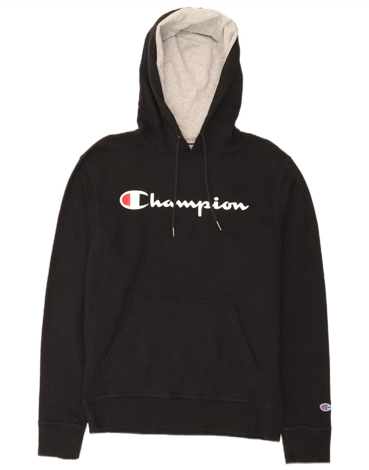 Champion Pull à capuche graphique pour homme Petit Noir