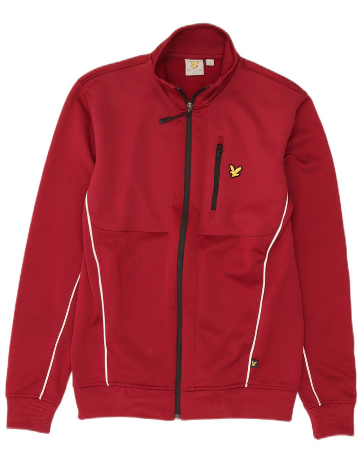 Lyle & Scott Veste de survêtement pour homme Petit Marron Polyester