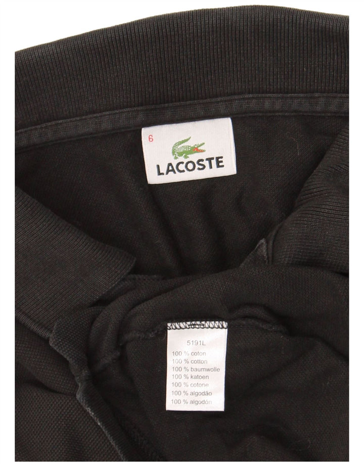 Lacoste Polo Homme Taille 6 XL Coton Noir