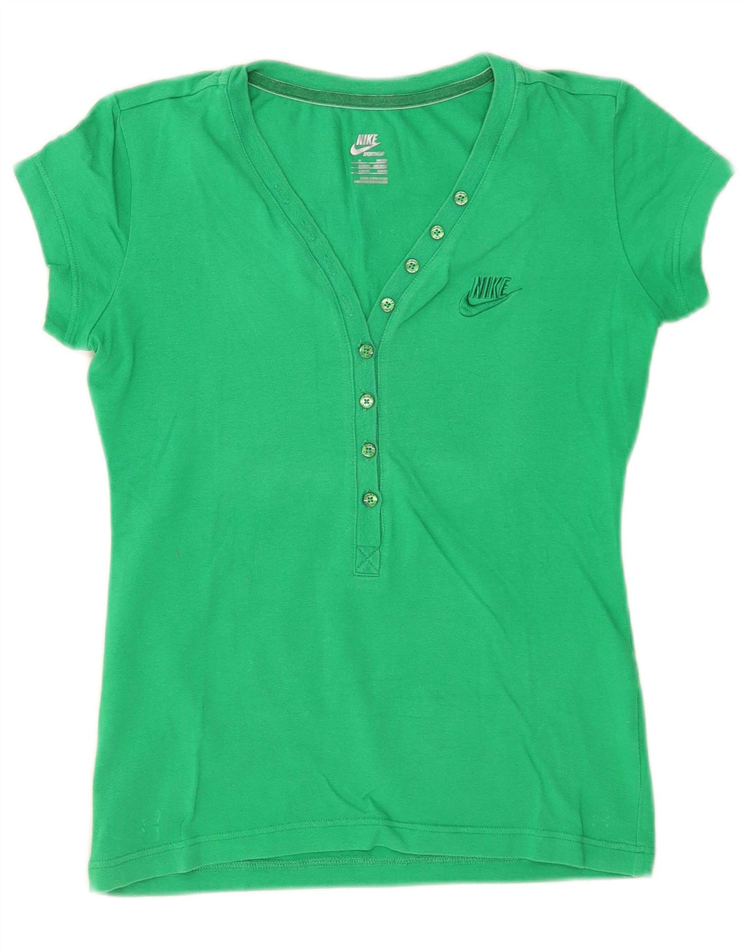 Nike T-shirt pour femme UK 12 Vert moyen