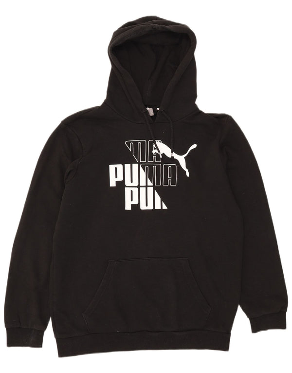 Puma Pull à Capuche Graphique Homme Noir Moyen Coton