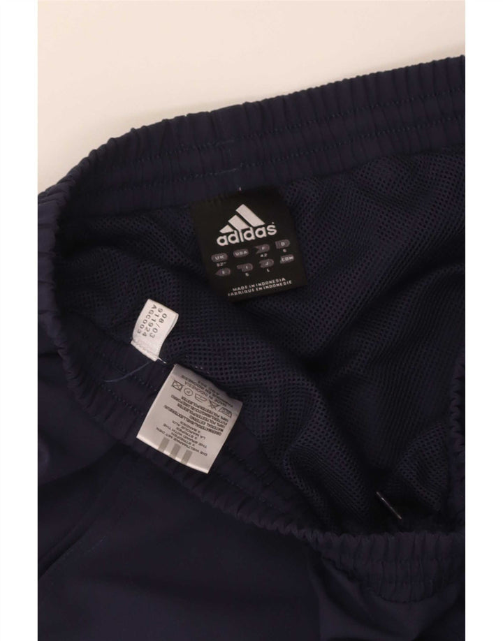 Adidas Short de sport pour homme en polyester color block bleu marine moyen
