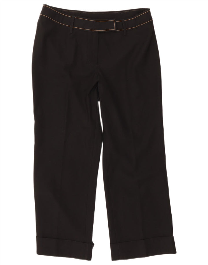 Gianfranco Ferre Pantalon court pour femme IT 40 Small W26 L24 Noir