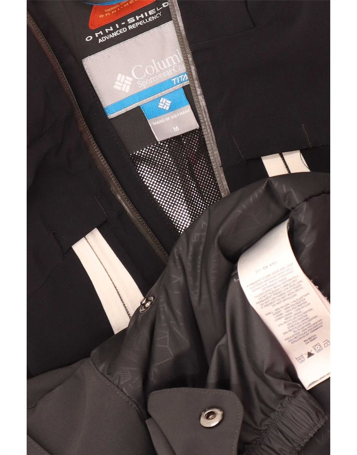 Columbia Veste de pluie Omni-Shield pour homme UK 38 Medium Noir Colorblock Nylon