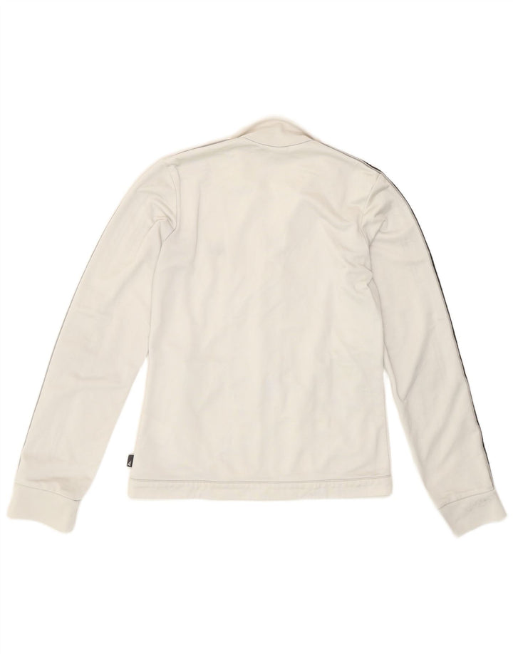 Adidas Veste de survêtement pour femme UK 10 Petit Gris Polyester