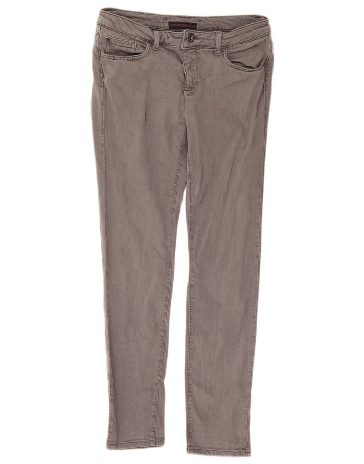 Trussardi Femme Jean Slim W29 L27 Gris Lyocell
