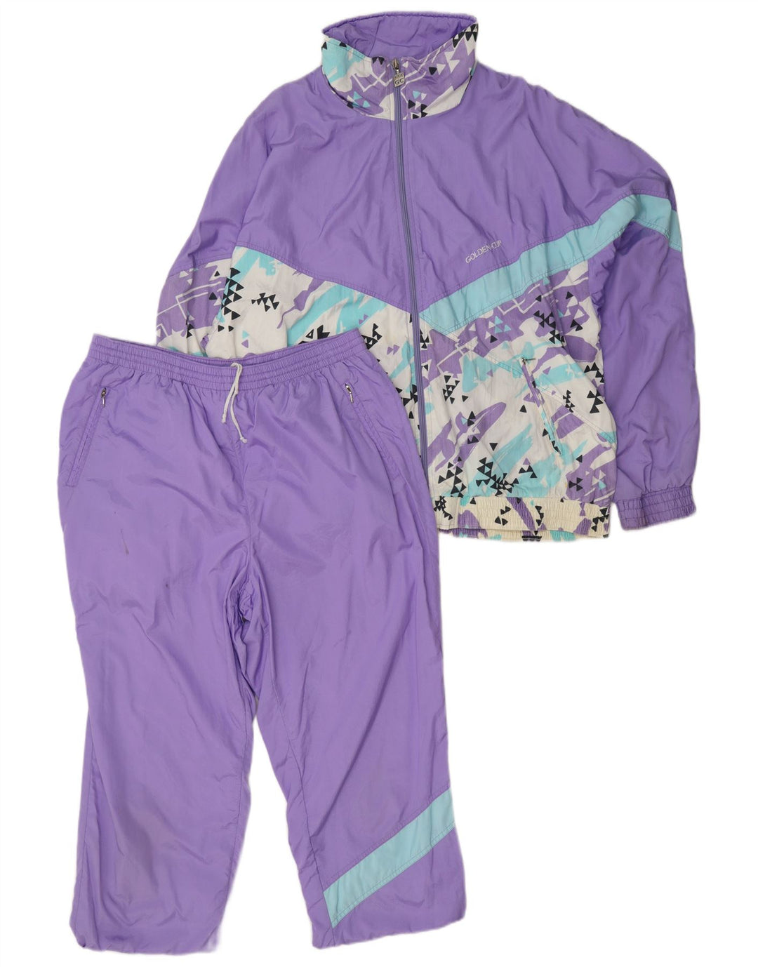Golden Cup Survêtement Complet Homme Large Violet Polyamide