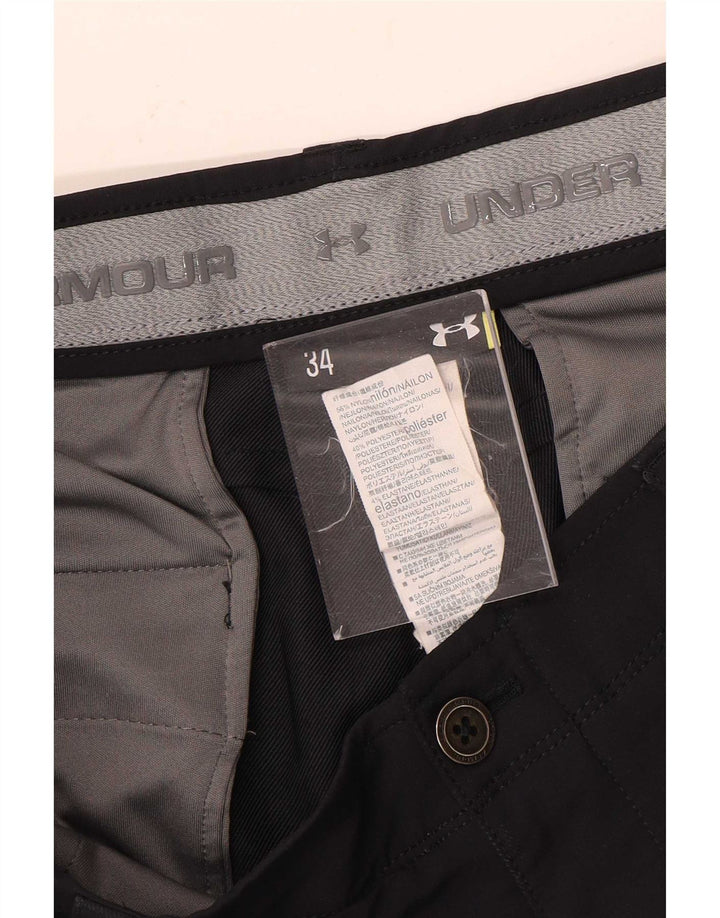 Umbro Short Chino Homme W34 Large Noir Nylon