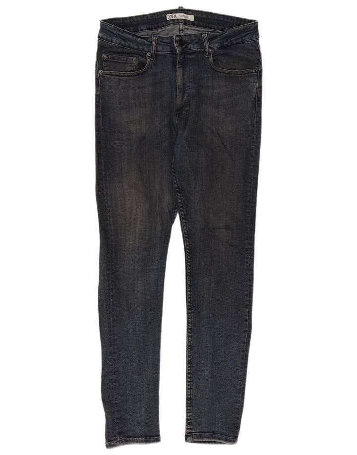 Zara Jean skinny pour homme EU 40 Medium W31 L30 Bleu