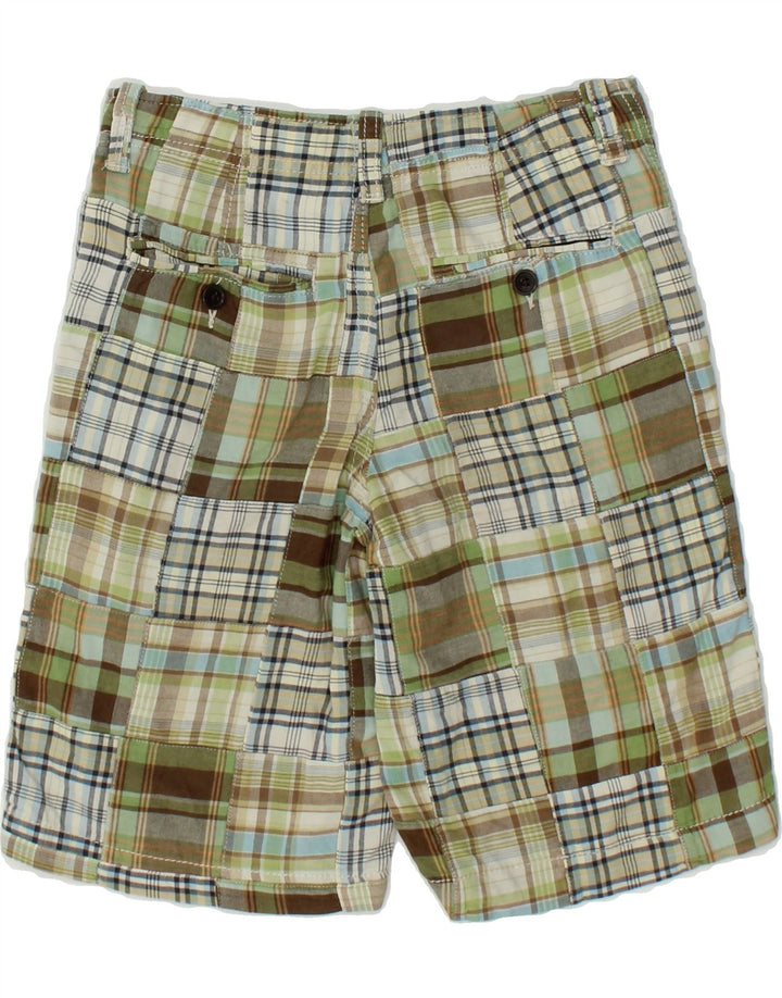 GAP Boys Chino Shorts 10-11 Years Khaki Patchwork Cotton Vintage Gap and Second-Hand Gap from Messina Hembry 