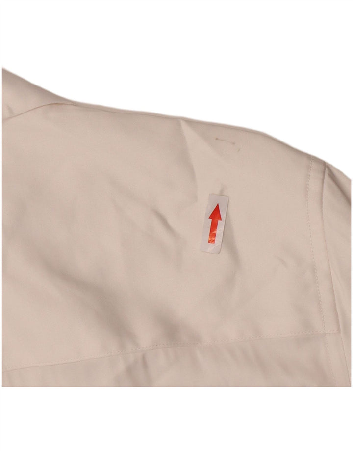 Zara Chemise À Manches Courtes Homme Petit Blanc Viscose
