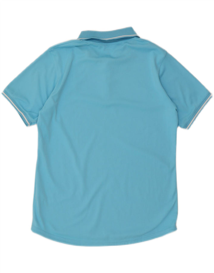 ASICS Mens Polo Shirt Large Blue Polyester Vintage Asics and Second-Hand Asics from Messina Hembry 