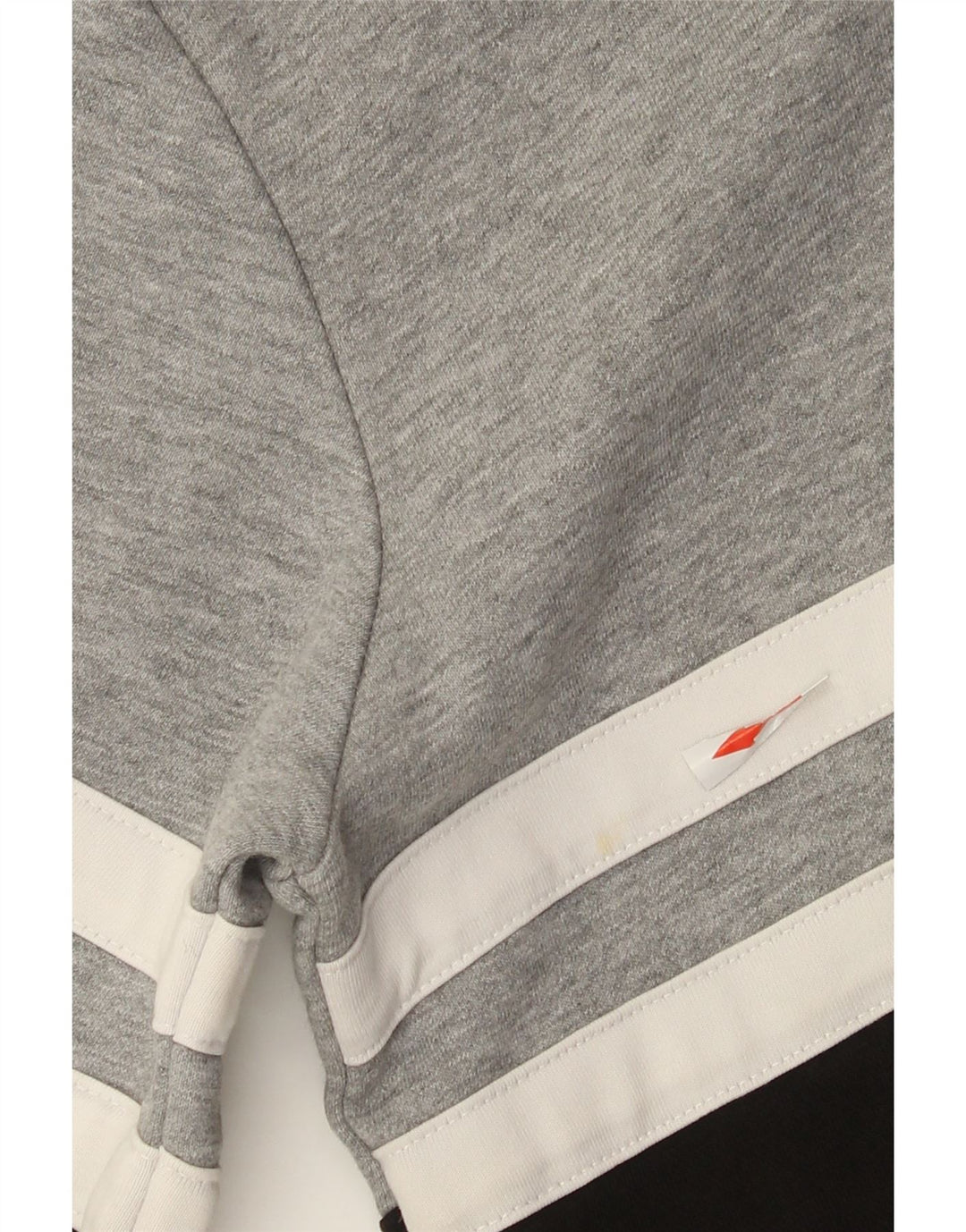 Ellesse Pull à capuche pour homme en coton color block Small Gris