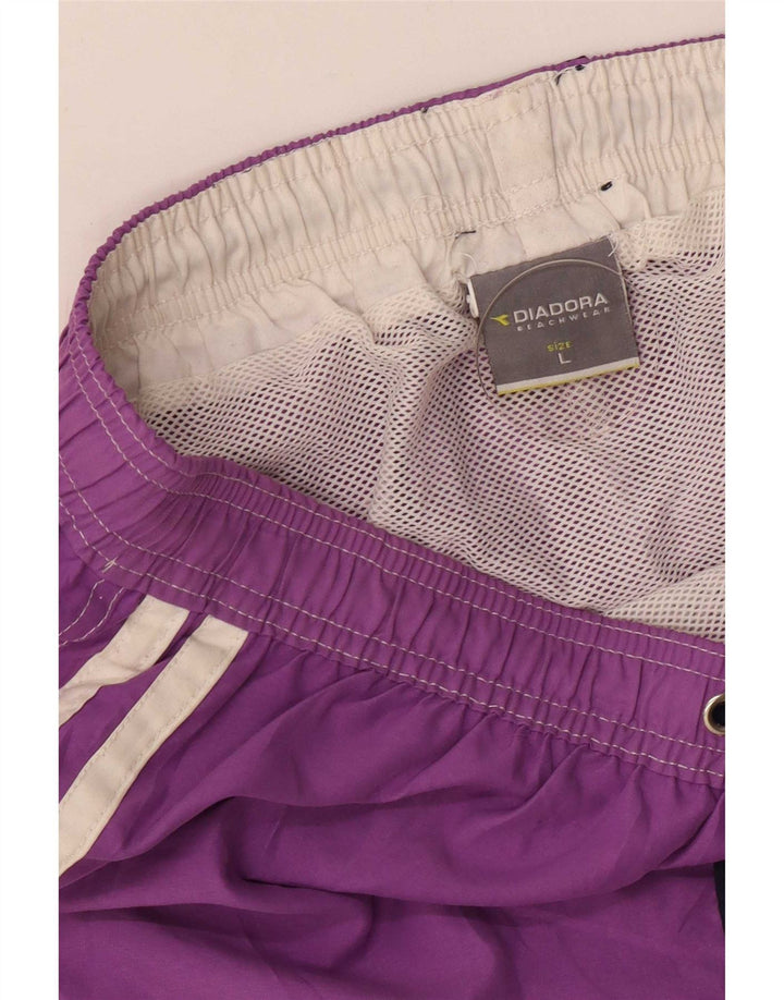 Diadora Short de bain homme grand violet polyester