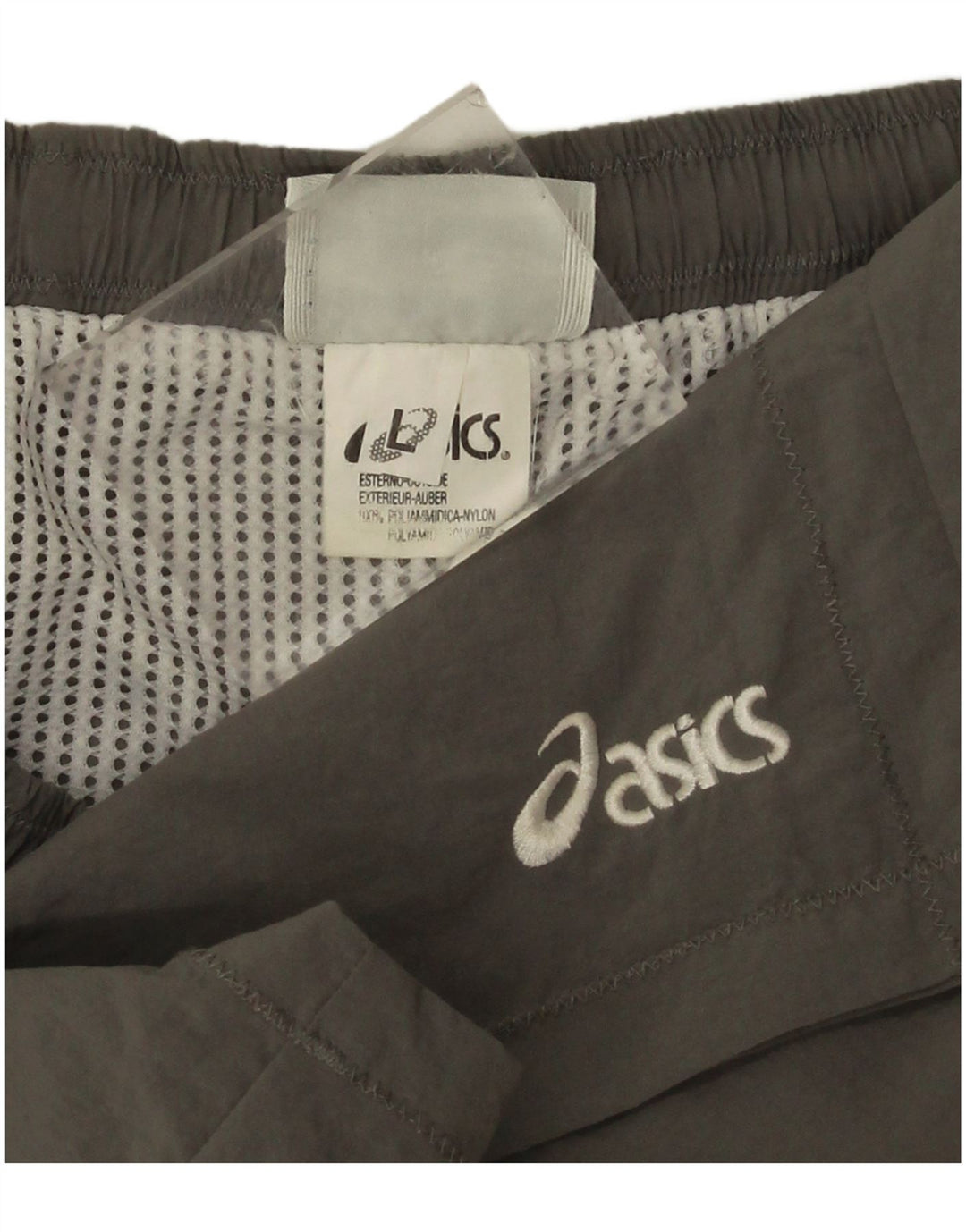 Asics Short de Sport Homme Large Gris Polyamide