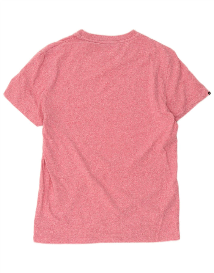 Superdry T-Shirt Homme Rose Moyen Moucheté Coton