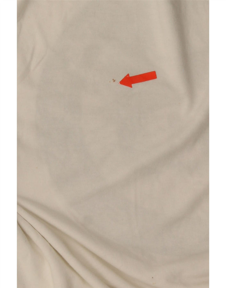 Quiksilver T-Shirt Regular Fit Graphique Homme Blanc Moyen