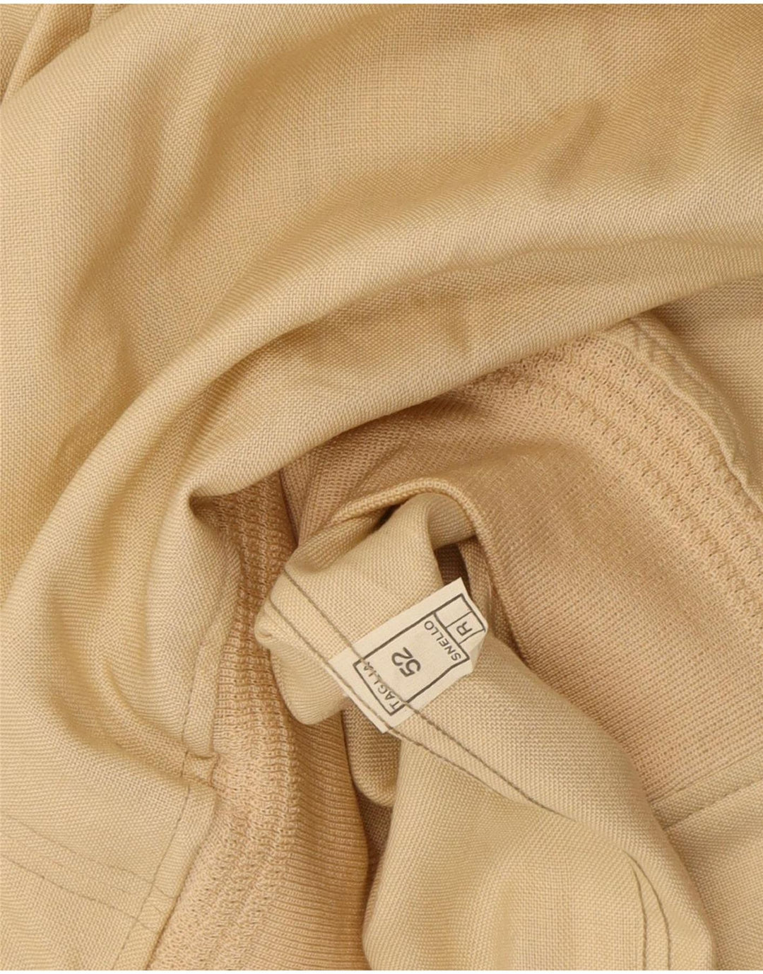 VINTAGE Womens Bomber Jacket IT 52 XL Beige Vintage Vintage and Second-Hand Vintage from Messina Hembry 