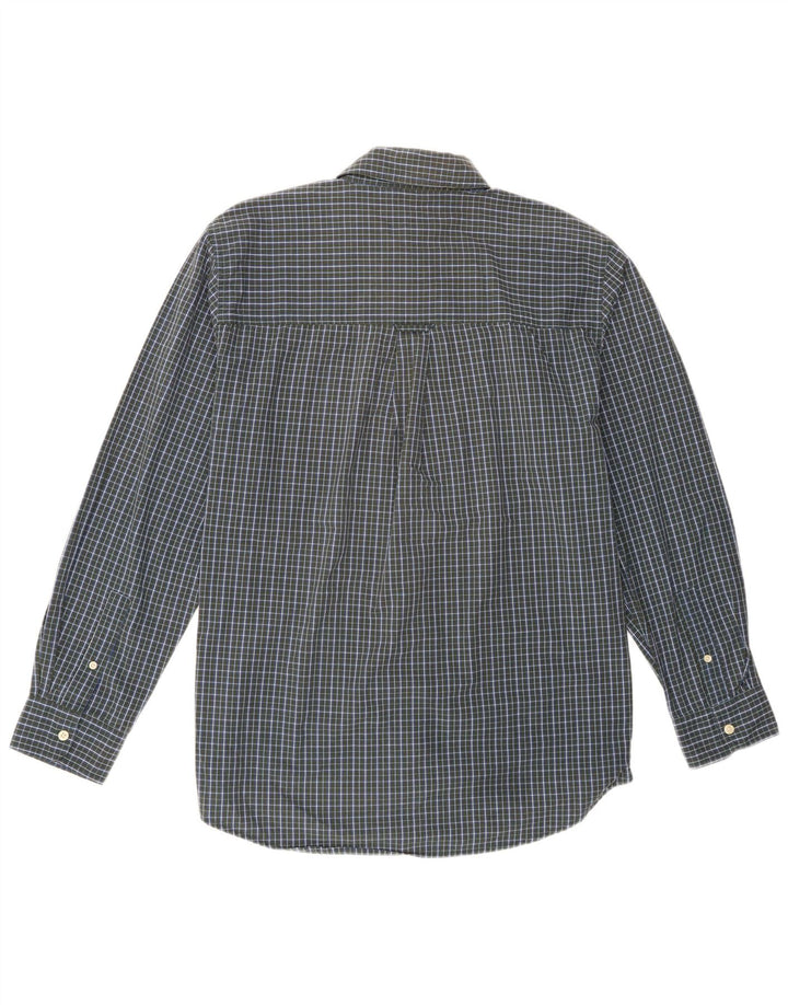 Chaps Chemise Homme Facile d'entretien Grand Carreau Vert Coton