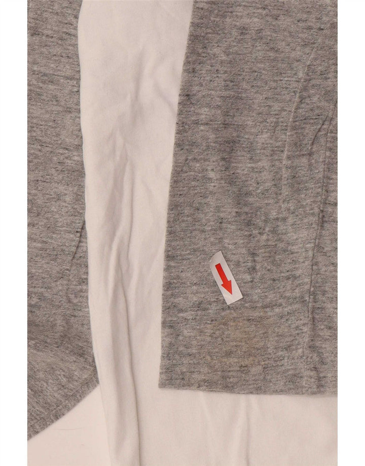 Superdry Haut à manches longues en coton color block blanc pour homme