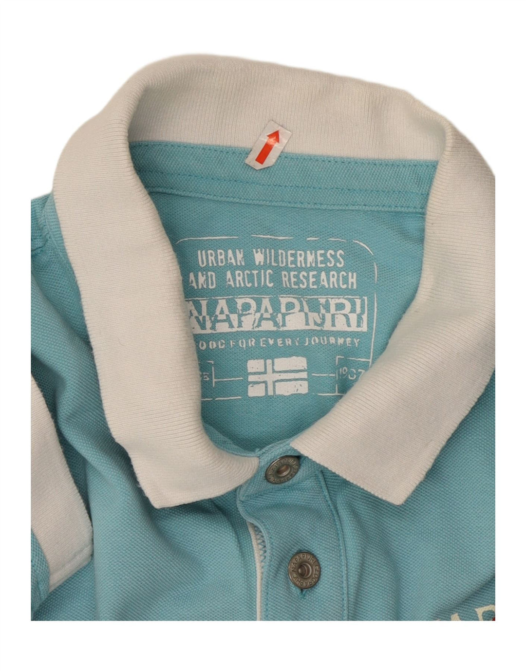 NAPAPIJRI Polo Homme XL Bleu Colorblock Coton