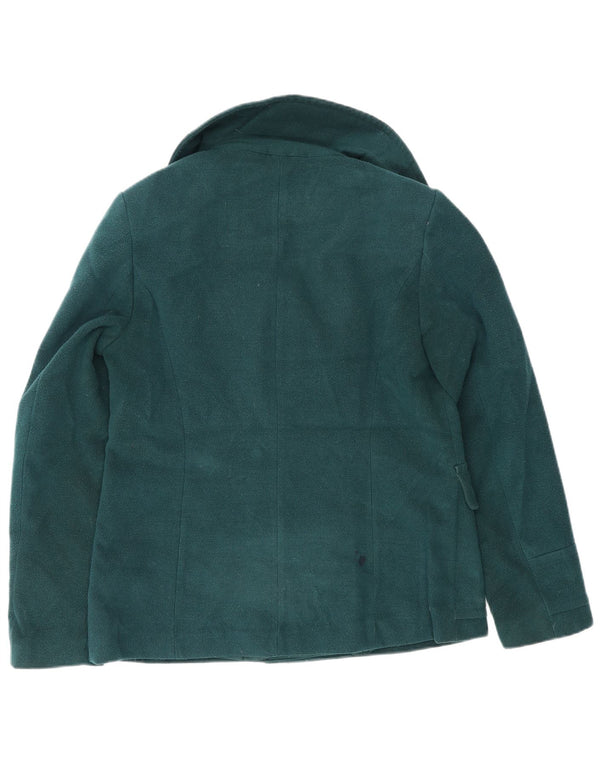 Marks & Spencer Veste blazer double boutonnage pour femme UK 12 Vert moyen