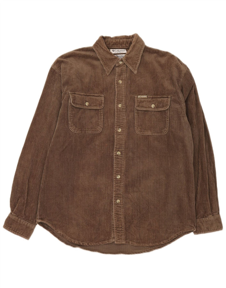Columbia Chemise Western Corduroy Homme Marron Moyen Coton