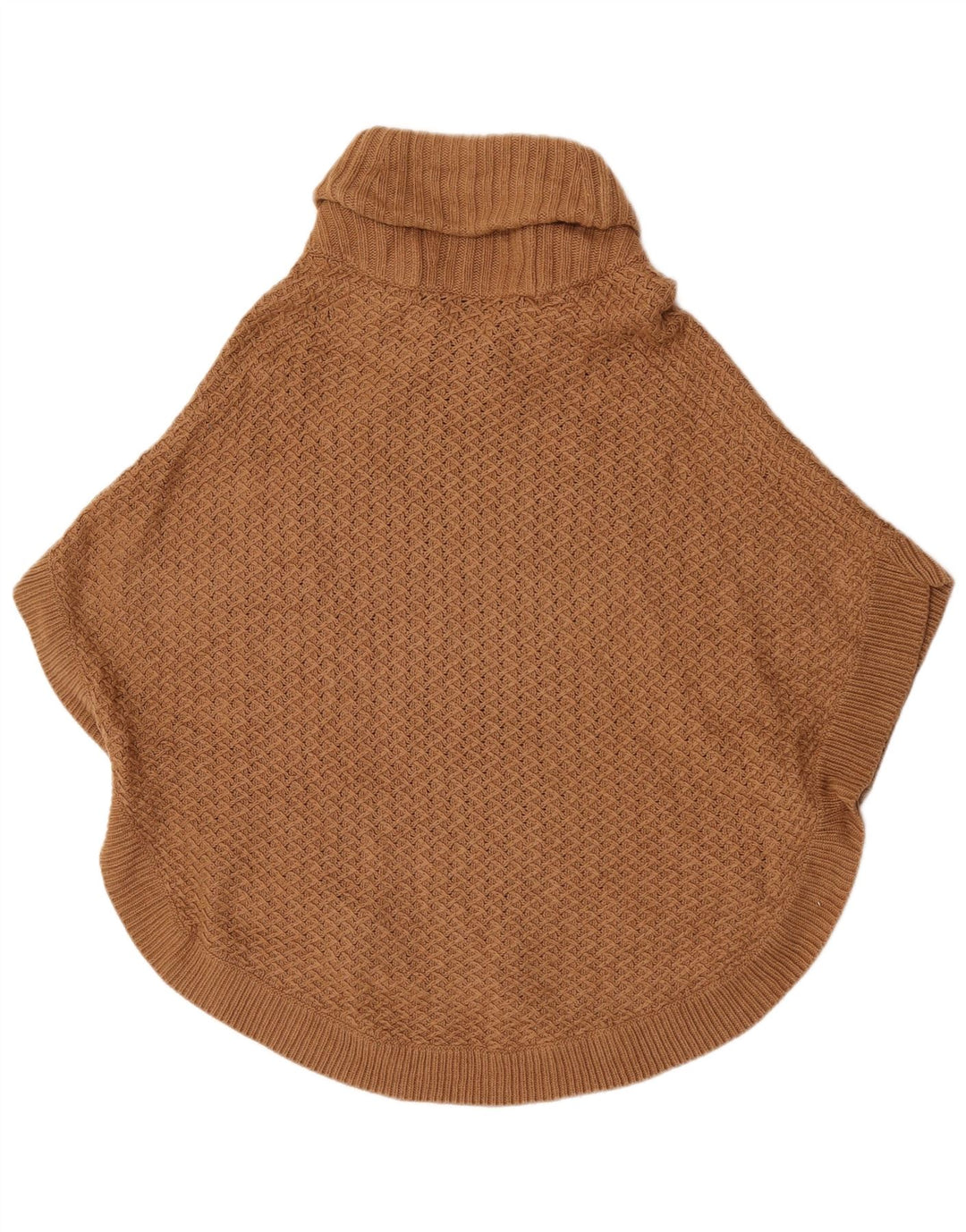 Massimo Dutti Poncho Jumper US 8 pour femme en laine marron moyen
