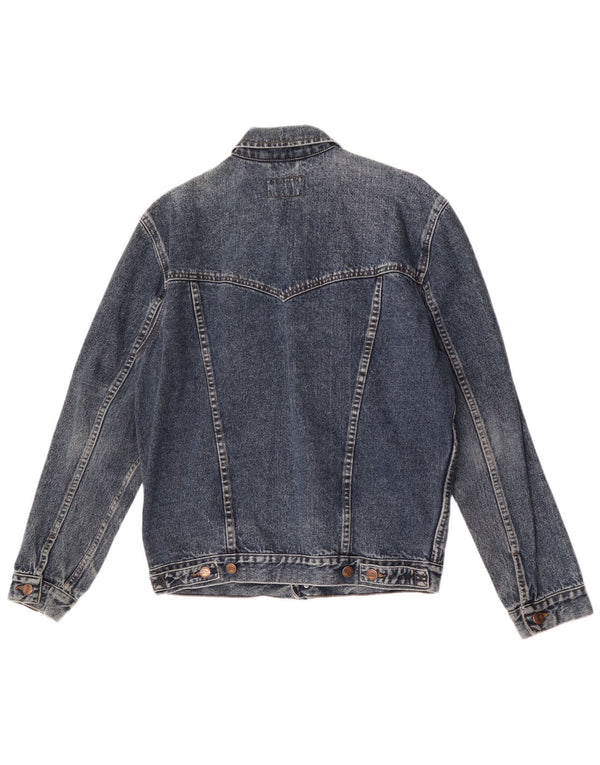 Wrangler Veste en jean pour homme UK 38 Coton bleu moyen