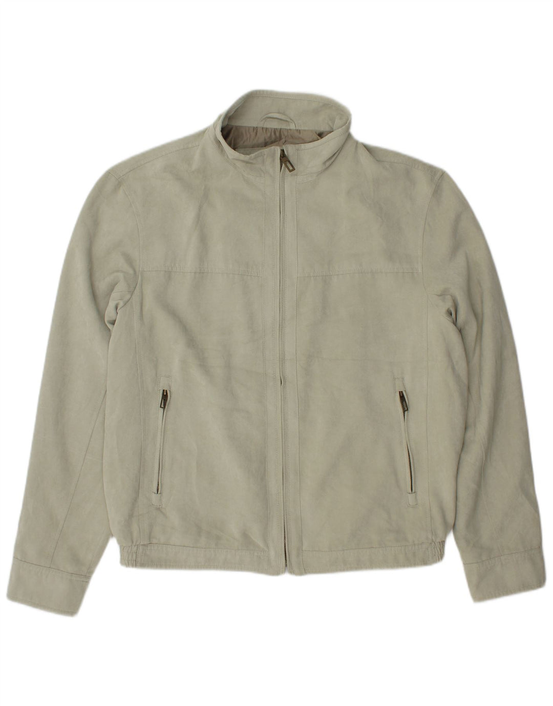 Marks & Spencer Veste Bomber Homme UK 38 Polyester Vert Moyen