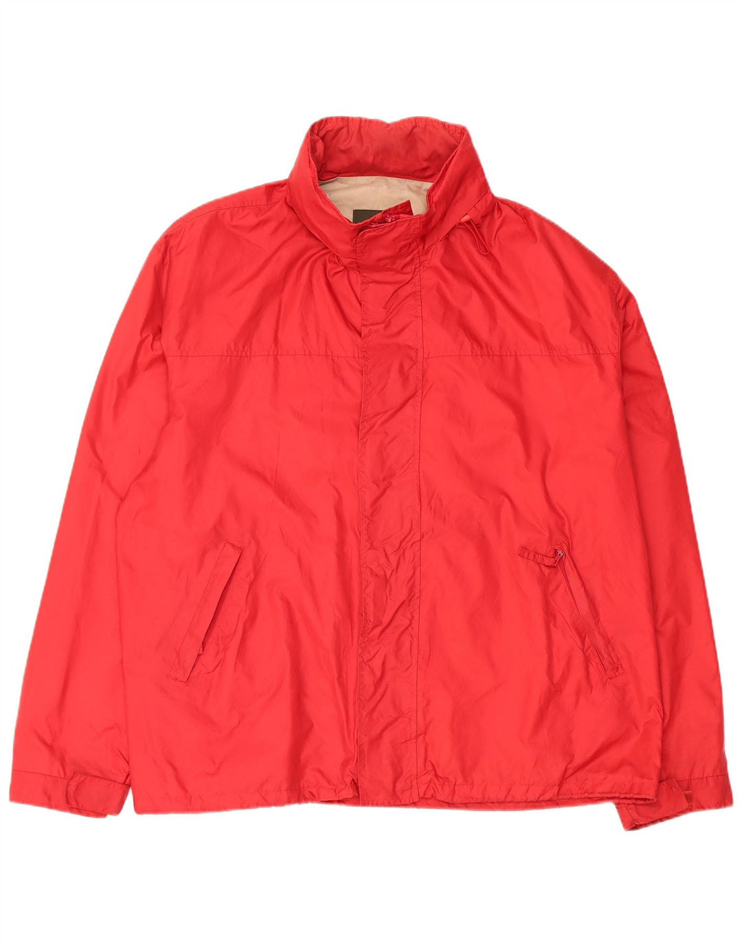 HENRY COTTONS Veste de Pluie à Capuche Homme IT 56 3XL Rouge Polyamide