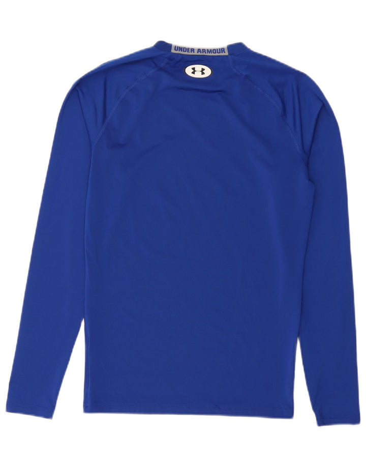Under Armour Heat Gear Graphic Haut à manches longues pour homme Bleu Polyester
